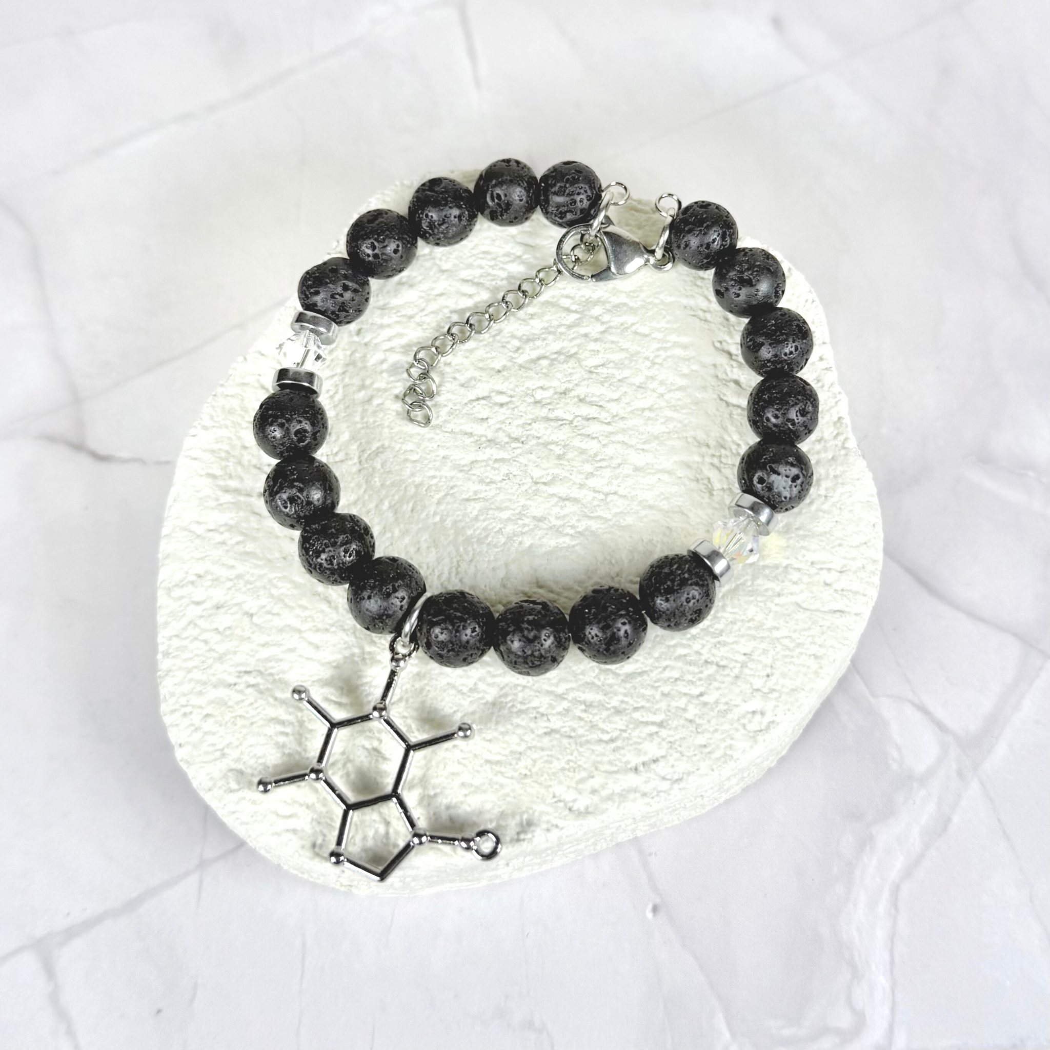 Caffeine Molecule Bracelet
