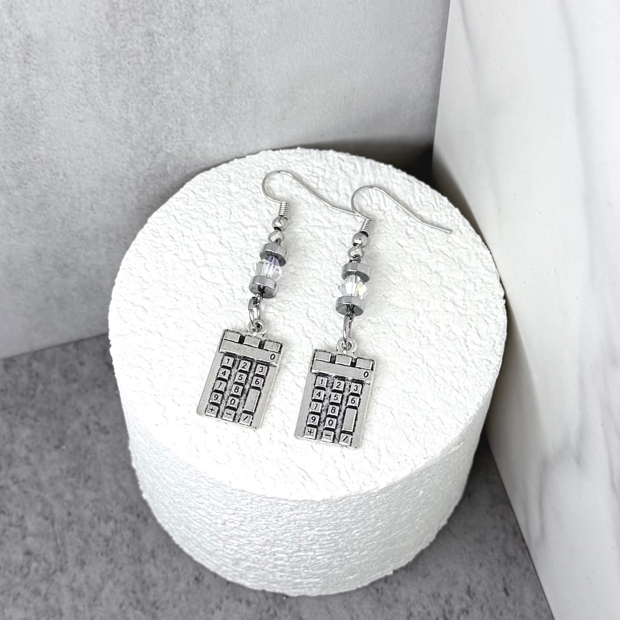 Calculator Earrings