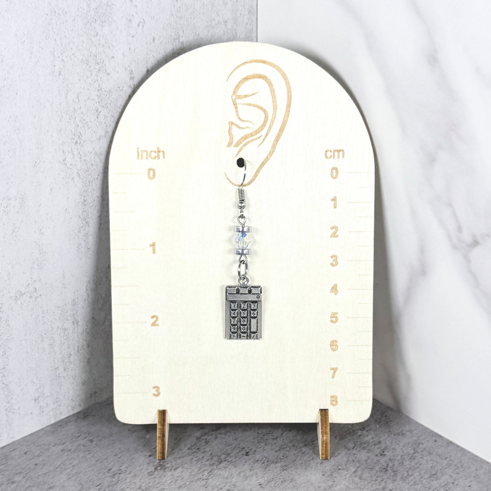 Calculator Earrings