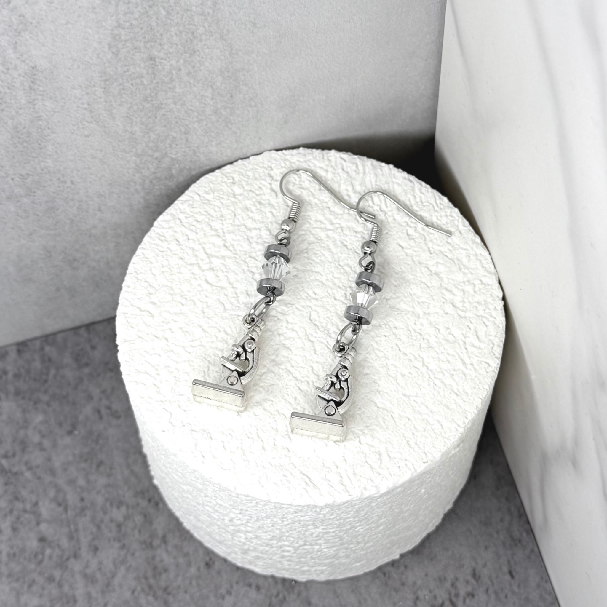Microscope Earrings