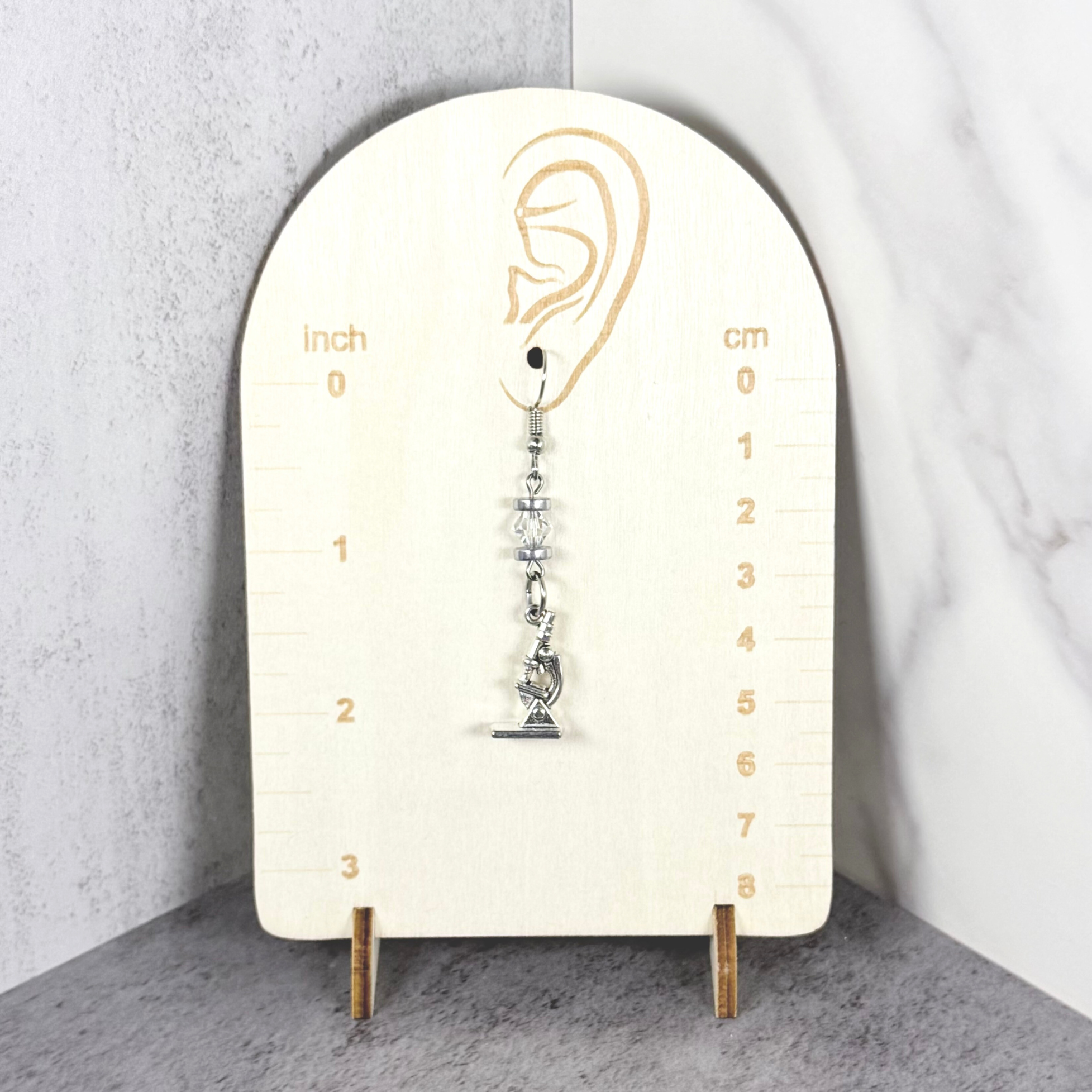 Microscope Earrings