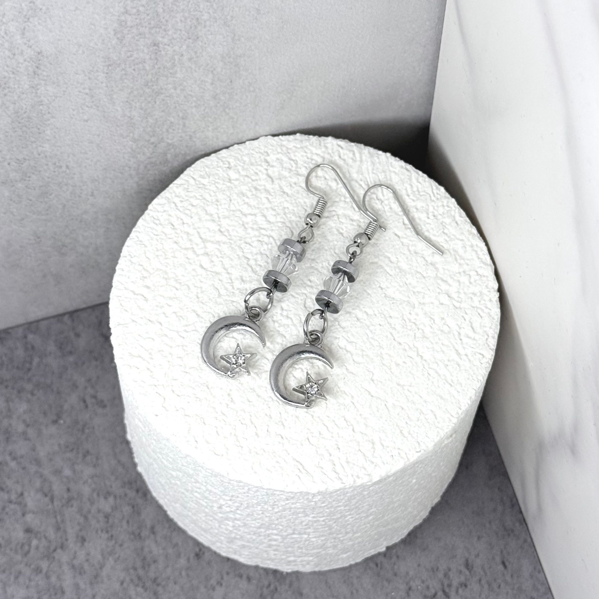 Moon & Star Earrings