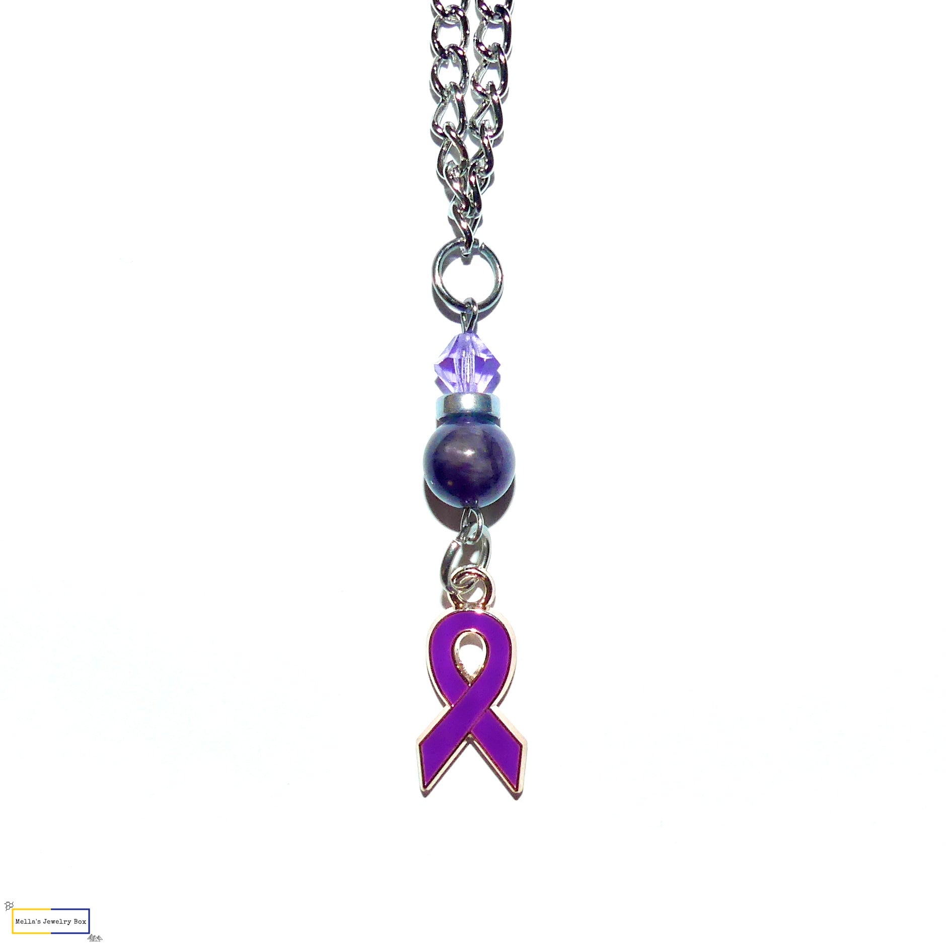 Purple ribbon jewelry sale