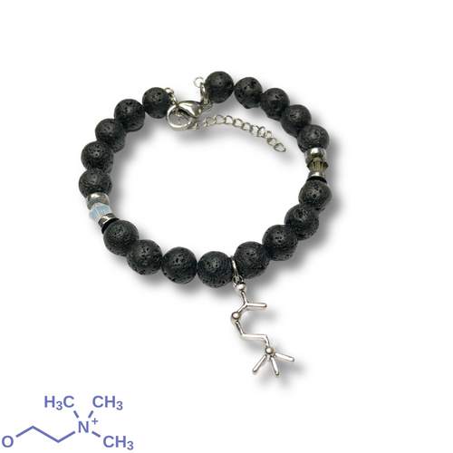 Acetylcholine Molecule Bracelet