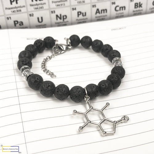 Caffeine Molecule Bracelet