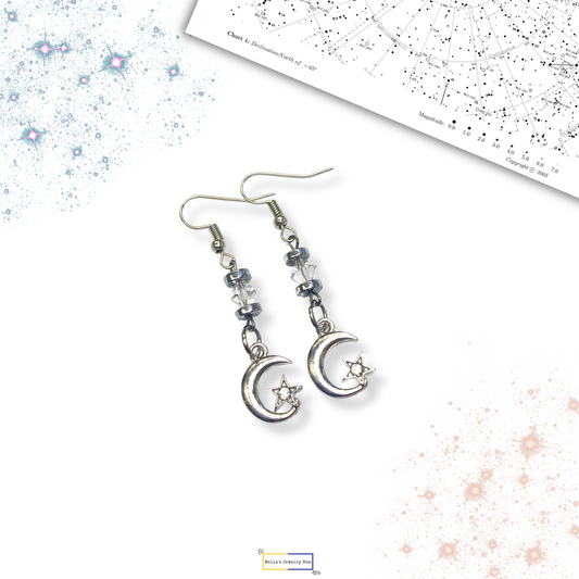 Moon & Star Earrings