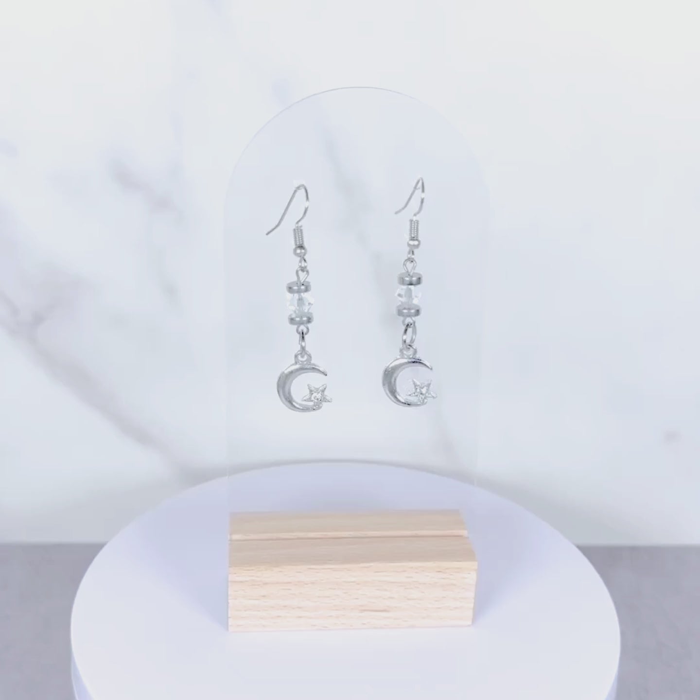 Moon & Star Earrings