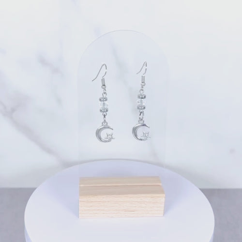 Moon & Star Earrings
