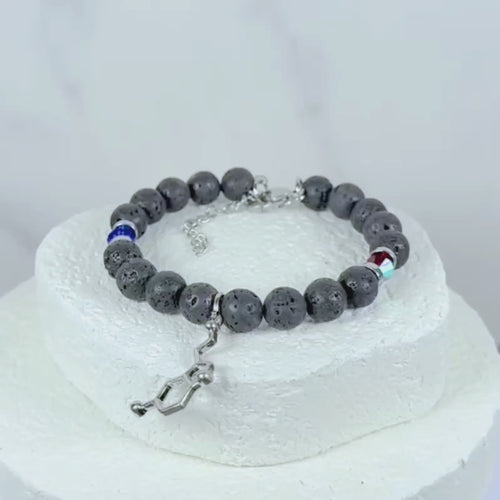 Serotonin Molecule Bracelet