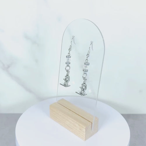 Microscope Earrings