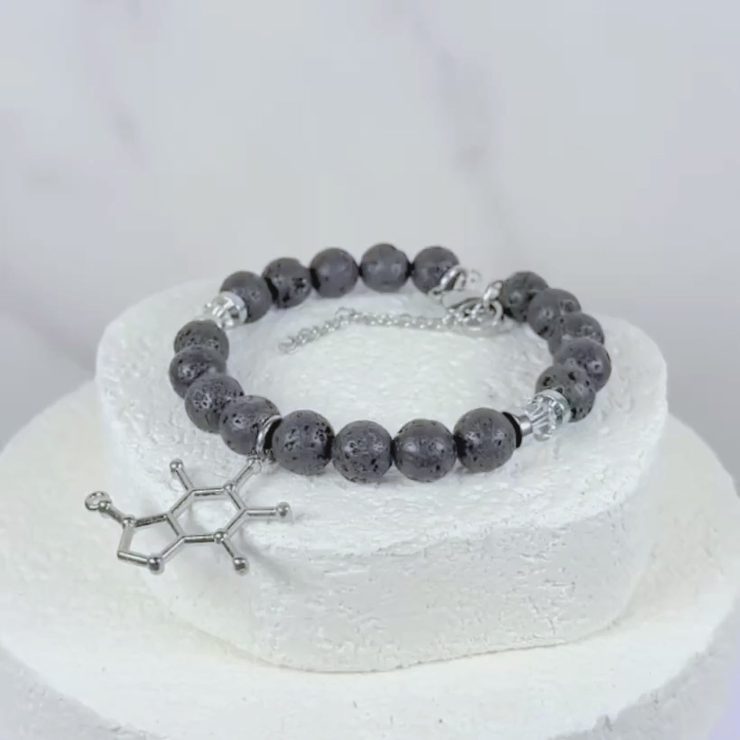 Caffeine Molecule Bracelet
